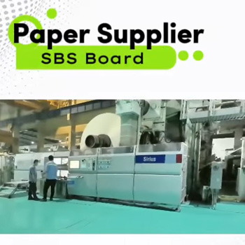Placa SBS por papel dourado-brilhante, forte e pronto para impressão